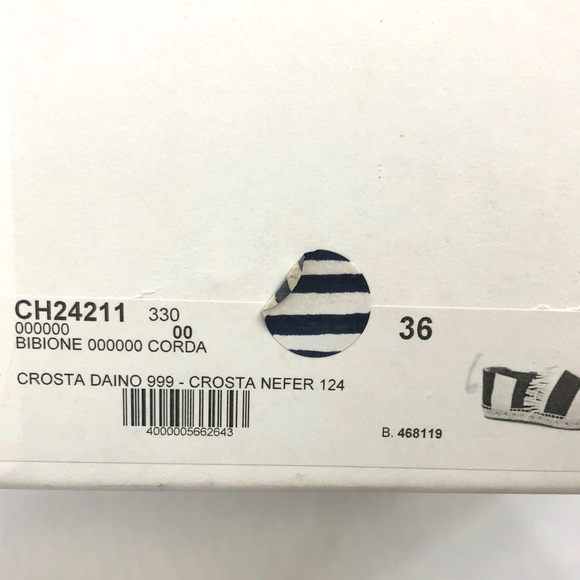 ❌SOLD❌ Chloe Striped Espadrilles NIB - Picture 8 of 8